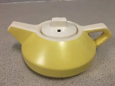 Buy Vintage Devonmoor Rare Yellow Art Pottery Teapot Display Suitable Only • 8.50£