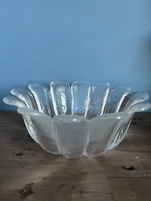 Buy Vintage 24% Lead Crystal Dartington Glass Daisy Collection Deep Bowl Dessert • 15£