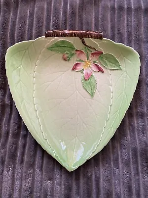 Buy Vintage Carlton Ware Green  Leaf Plate Good Condition • 6£