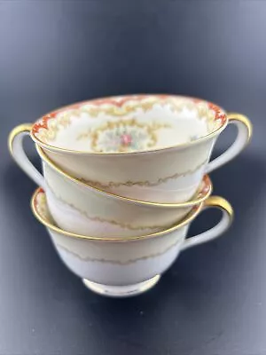 Buy Noritake Tea Cups Oradell # 588 Set Of 3 Vintage • 23.99£