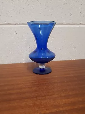 Buy Cobalt Blue Glass Vase • 10.99£