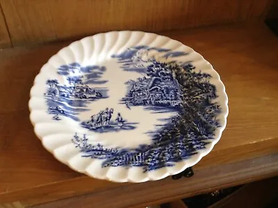 Buy Johnson Brothers Ironstone  Happy England Blue And White Plate • 3.50£