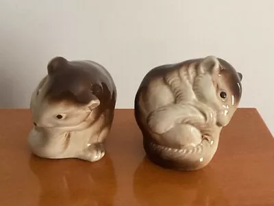 Buy Pair Of Poole Pottery Dormouse. Ex Con • 16.50£