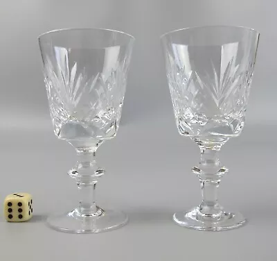 Buy Cut Crystal Sherry Glasses X 2. Port / Liquor Set. Quality. Vintage. 80ml 4.5  • 9.99£