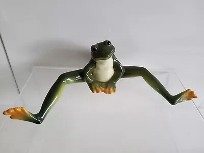 Buy Franz Porcelain Amphibia Frog Long Extended Open Legs Figurine Ceramic VGC  • 49.99£