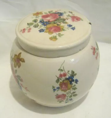 Buy Lovely Floral Sadler Ginger Jar With Lid Approx. 5 Ins Tall  • 14.99£