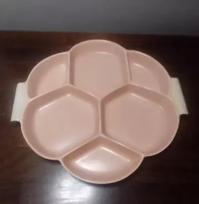 Buy Poole Pottery Twin-tone- Pink Serving Tray/ Hors D'oeuvre Dish • 8£