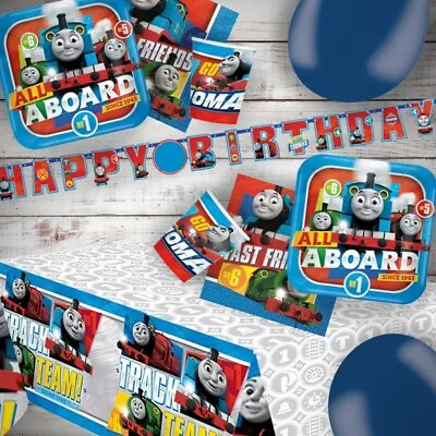 Buy Thomas Tank Engine Party Decorations Tableware Supplies Banners Bags Invites • 35.50£
