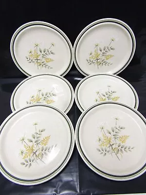 Buy 6 X ROYAL DOULTON WILL O' THE WISP 10 1/2  DINNER PLATES IN GOOD USED CONDITION • 24.99£