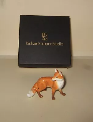 Buy Richard Cooper Studio Hand Painted Fine Bone China Fox - Model 108bc • 15.99£