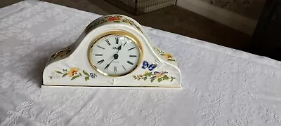 Buy Aynsley Fine Bone China Cottage Garden Napoleon Style Mantlepiece Clock.working. • 29.99£