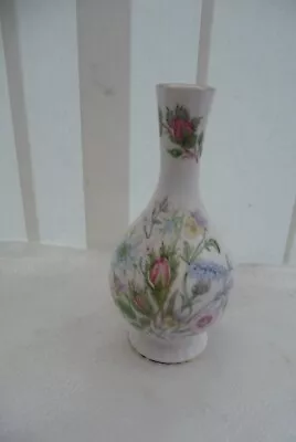 Buy Vintage Small Aynsley  Wild Tudor  Fine Bone China Bud Vase  6ins, 16cms High • 8£