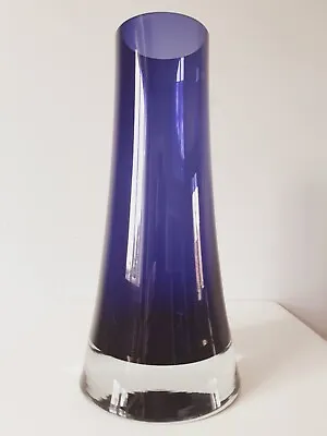 Buy Large Vintage Riihimaki / Riihimaen Lasi Oy Vintage Purple Glass Vase Not Signed • 29.99£