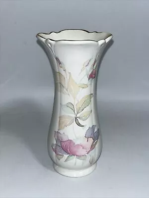 Buy Royal Winton Coloroll Vase With Scallopped Top, 17cm Tall • 7.50£