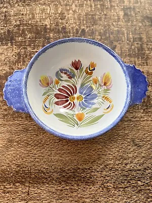 Buy Henriot B Quimper Floral Bowl French Faience Breton Pottery Handpainted Vintage  • 39.99£