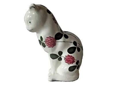 Buy Vintage Wemyss Bovey Plichta Cat Decorated With Flowering Clover • 110£