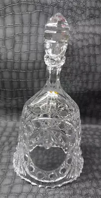 Buy Large Vintage Style Cut-Glass Crystal Bell With Ringer On Chain Ornament (C) • 1.99£