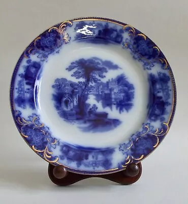 Buy Antique Flow Blue Plate Grindley 'Shanghai' Pattern 25cm Excellent Condition • 9.99£
