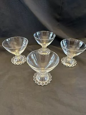 Buy Anchor Hocking-Berwick Boopie-Clear Champagne-Tall Sherbet-set Of 4(Four)Glasses • 11.58£