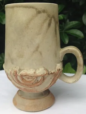 Buy Vintage Studio Pottery Tall Goblet Cup Brutalist Modernist Bernard Rooke Style • 22.99£