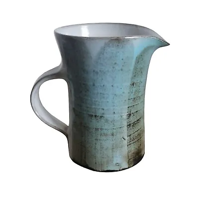 Buy Vintage Woburn Pottery Blue Glazed Ceramic Milk Cream Jug - James Cresswell • 9.99£
