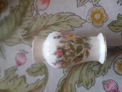 Buy Aynsley Wild Tudor Small Vase - Fine Bone China Made In England • 1.99£