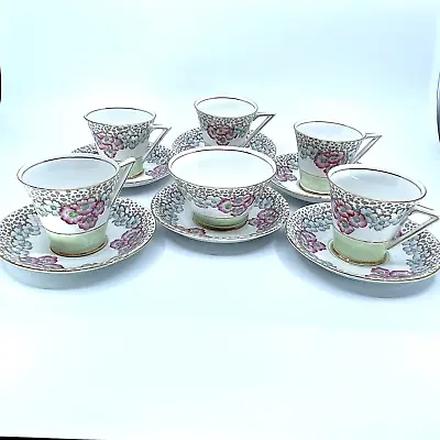Buy ROYAL STANDARD Art Deco Fine Bone China Part Tea Set - Demitasse Cups & Saucers • 51.85£