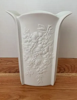 Buy Vintage Kaiser Germany White Bisque Porcelain Vase - Numbered & Signed • 36.53£