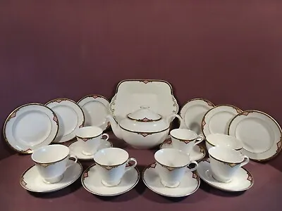 Buy Spode Fine Bone China, Harvard Pattern, Tea Set, 21 Pieces Including Teapot • 199£