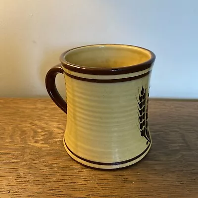 Buy Vintage Pottery Tankard By Suffolk  Potter TB Latham With Wheat Ear Design • 15£