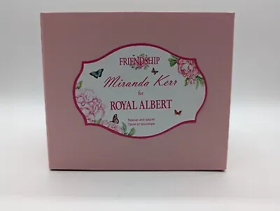 Buy Miranda Kerr For Royal Albert Porcelain Friendship Teacup & Saucer Set NEW • 32.81£