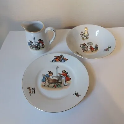 Buy Vintage Germany Children Tea Set Creamer Saucer Bowl Cottagecore Decor 3 Pieces • 15.42£