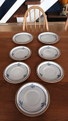 Buy 7 X Blue Print (Japan) Midwinter Stoneware Plates • 22£