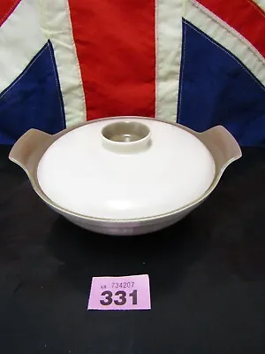 Buy Vintage Poole Pottery Twin Tone Mushroom Serving Dish And Lid  (C) • 5.99£