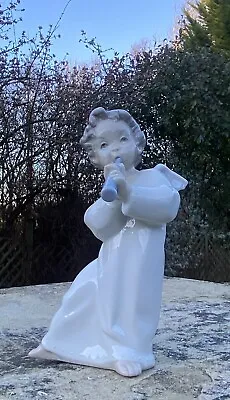 Buy Lladro Figurine ‘ Angel With A Flute’ 4540 • 20£