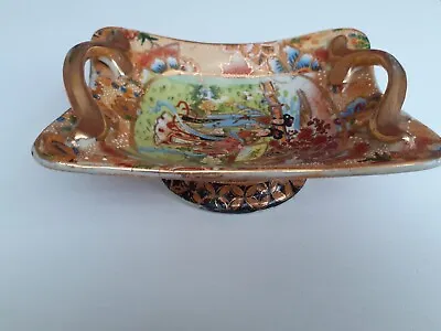 Buy Antique Satsuma Gold Handled Bowl, Asian Pottery • 13.69£