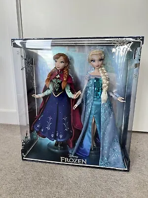 Buy Disney Store Frozen Elsa And Anna 10th Anniversary Limited Edition 17  Doll Set • 375£