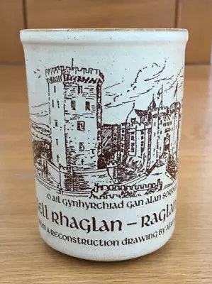 Buy Laugharne Pottery Welsh Stoneware Mug Raglan Castle Alan Sorrell Unused • 6£