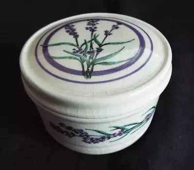 Buy Vintage Boncath Pottery Lavender Lidded Pot Dorn Williams National Trust • 4.95£