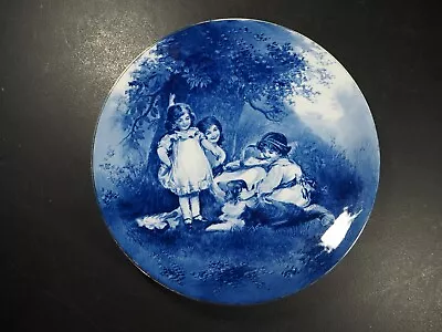 Buy Royal Doulton Blue Children's (children With Dog) Series Ware - Antique Plate • 124.99£