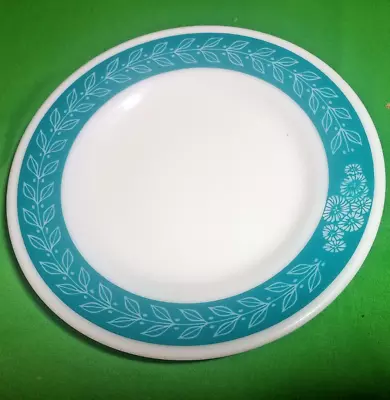 Buy Pyrex Turquoise Laurel Leaf CorningWare 9  Dinner Plates • 9.65£