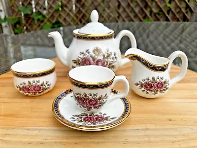 Buy Stunning Falcon China Miniature Tea Set For One - Victoriana - 5 Piece • 19.99£