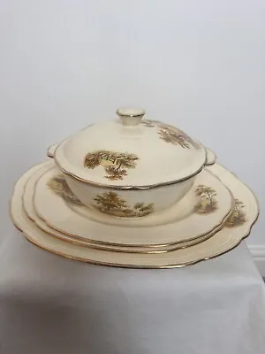 Buy 1950 Vintage China The Hayride By Alfred Meakin Dinner Sandwich Set Casserole • 39£