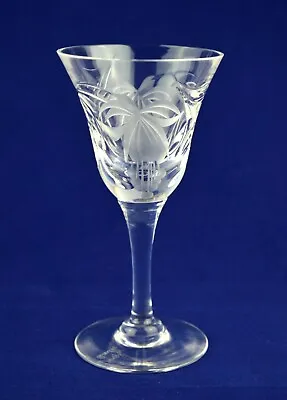 Buy Royal Brierley Crystal  FUCHSIA  Sherry Wine Glass -13.6cms (5-3/8 ) Tall - 1st • 18.50£