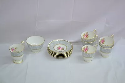 Buy Staffordshire Bone China White Tea Cup And Saucer 13 Piece Set #MAN • 8.99£