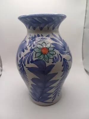 Buy Rare Wetheriggs Pottery Floral  Leaves Vase Signed Chinese  Pan Gang 1995  • 50£