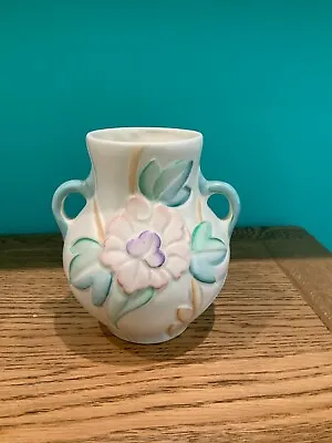 Buy Beautiful Beswick Art Deco  Vase Floral Pastel Shades - Great Condition • 20£