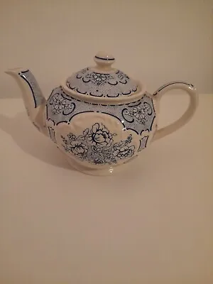 Buy Sadler The Afternoon Tea Collection Small Teapot White Blue Chip Design New • 12.50£