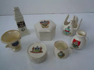 Buy 7 X Crested China Pieces • 14.99£