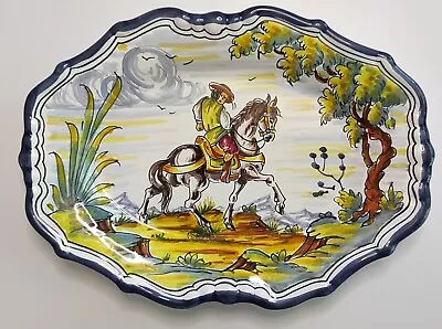 Buy Talavera Horse And Rider Plate • 34£